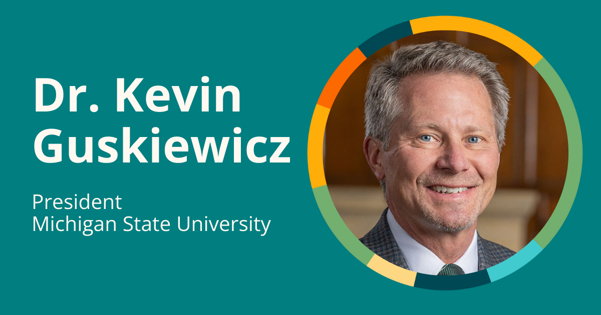 Dr Kevin Guskiewicz, President Michigan State University