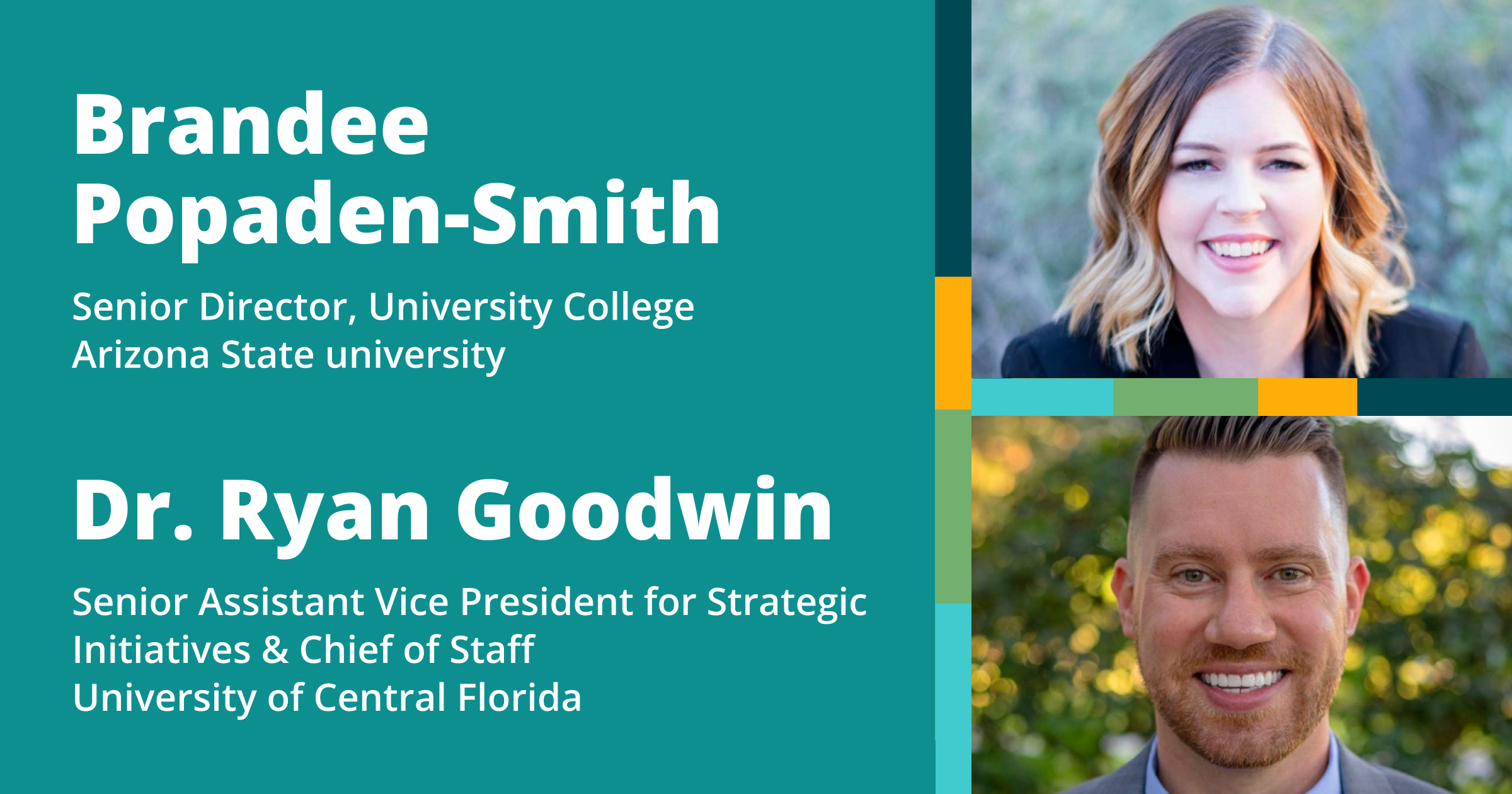 Brandee Popaden-Smith and Ryan Goodwin